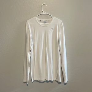 White gymshark long sleeve
